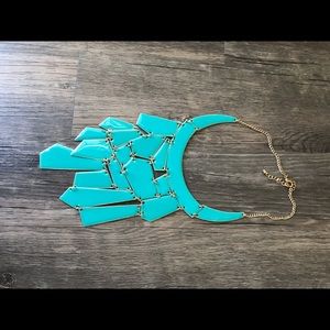 Turquoise statement necklace